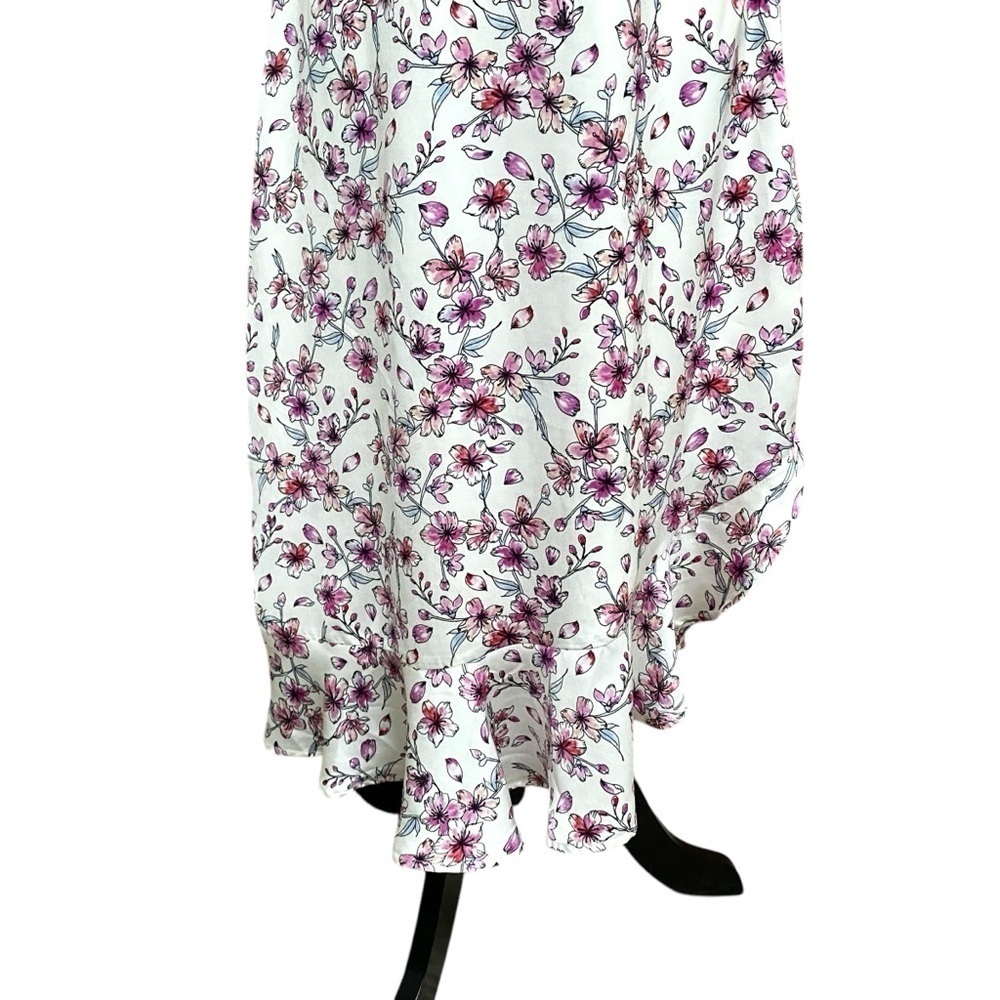 Cupcakes & Cashmere Delphia Floral One Shoulder Midi Dress NWT 10 - Picture 7 of 16